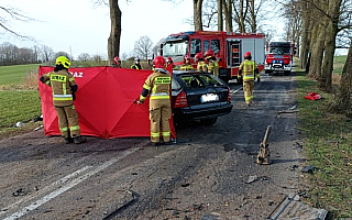 Tragiczny wypadek na trasie Morąg-Zalewo